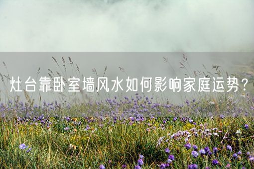 灶台靠卧室墙风水如何影响家庭运势？(图1)