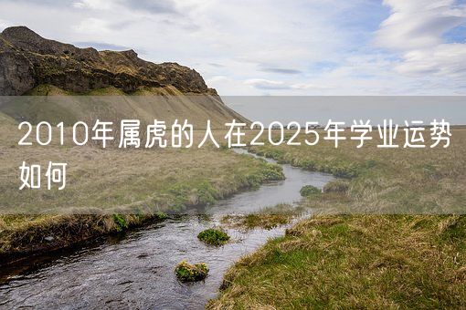 2010年属虎的人在2025年学业运势如何(图1)