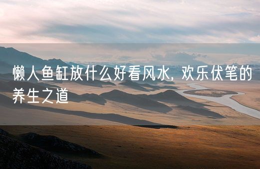 懒人鱼缸放什么好看风水, 欢乐伏笔的养生之道(图1)