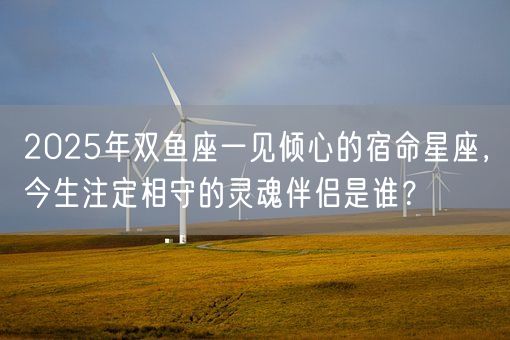 2025年双鱼座一见倾心的宿命星座，今生注定相守的灵魂伴侣是谁？(图1)