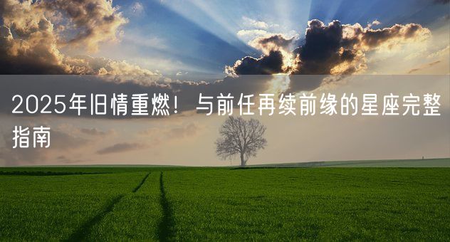 2025年旧情重燃！与前任再续前缘的星座完整指南(图1)