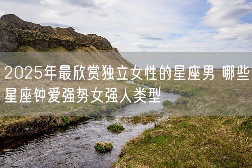 2025年最欣赏独立女性的星座男 哪些星座钟爱强势女强人类型(图1)