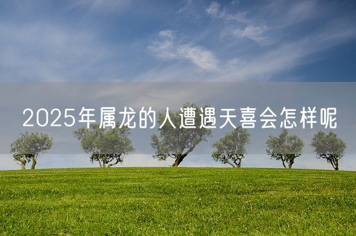 2025年属龙的人遭遇天喜会怎样呢(图1)