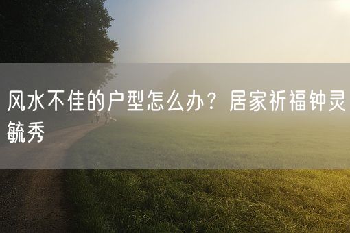风水不佳的户型怎么办?居家祈福钟灵毓秀(图1) 风水不佳的户型怎么办?居家祈福钟灵毓秀(图1)