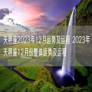 天秤座2023年12月运势及运程 2023年天秤座12月份整体运势及运程