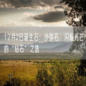12月2日诞生石：沙弥石，闪耀光芒的“钻石”之选