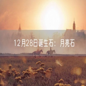 12月28日诞生石：月亮石