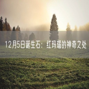 12月5日诞生石：红玛瑙的神奇之处