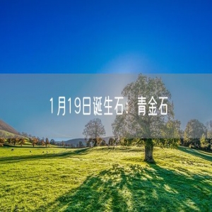 1月19日诞生石：青金石