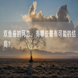 双鱼座的网恋，有哪些最有可能的结局？