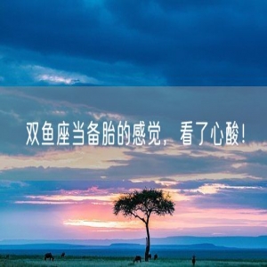 双鱼座当备胎的感觉，看了心酸！
