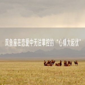 双鱼座在恋爱中无法掌控的“心情大起伏”