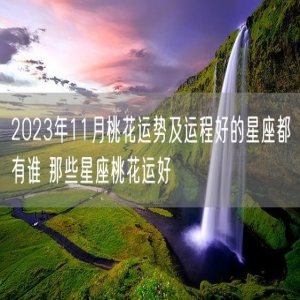 2023年11月桃花运势及运程好的星座都有谁 那些星座桃花运好