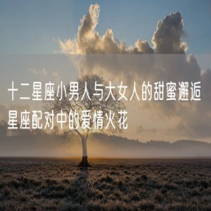 十二星座小男人与大女人的甜蜜邂逅 星座配对中的爱情火花