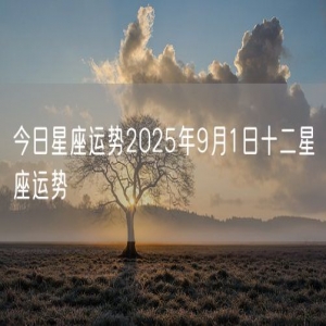 今日星座运势2025年9月1日十二星座运势