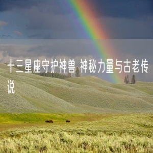 十三星座守护神兽 神秘力量与古老传说