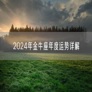 2024年金牛座年度运势详解