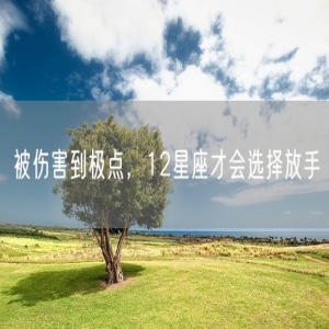 被伤害到极点，12星座才会选择放手