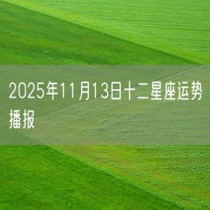 2025年11月13日十二星座运势播报