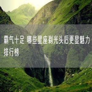 霸气十足 哪些星座剃光头后更显魅力排行榜