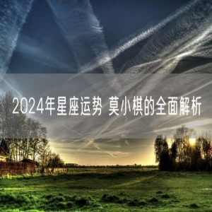2024年星座运势 莫小棋的全面解析