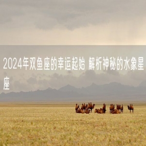 2024年双鱼座的幸运起始 解析神秘的水象星座
