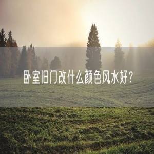 卧室旧门改什么颜色风水好？