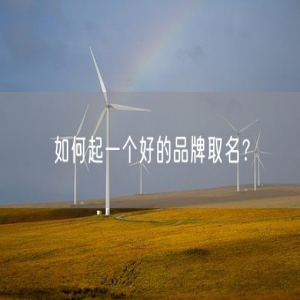 如何起一个好的品牌取名？