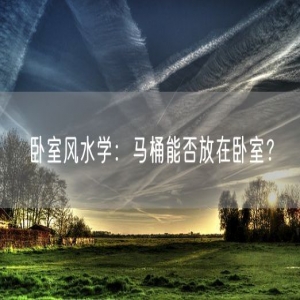 卧室风水学：马桶能否放在卧室？