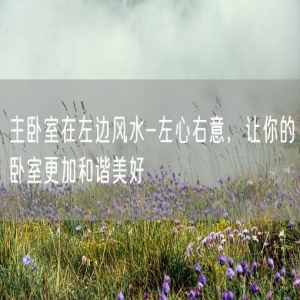 主卧室在左边风水-左心右意，让你的卧室更加和谐美好