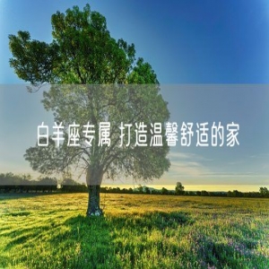 白羊座专属 打造温馨舒适的家