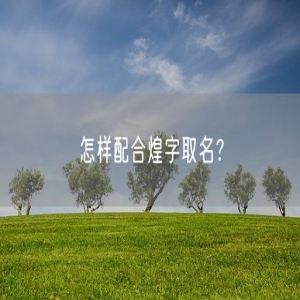 怎样配合煌字取名？