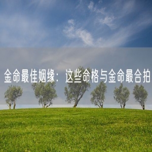 金命最佳姻缘：这些命格与金命最合拍