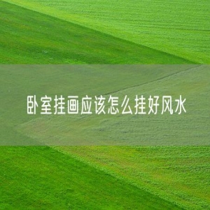 卧室挂画应该怎么挂好风水