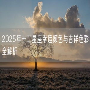 2025年十二星座幸运颜色与吉祥色彩全解析