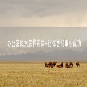 办公室风水怎样布局-让你更加事业成功