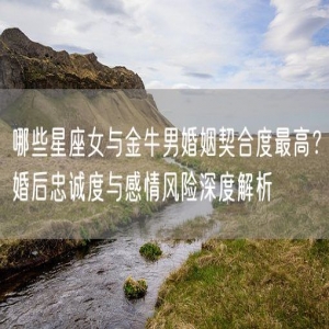 哪些星座女与金牛男婚姻契合度最高？婚后忠诚度与感情风险深度解析