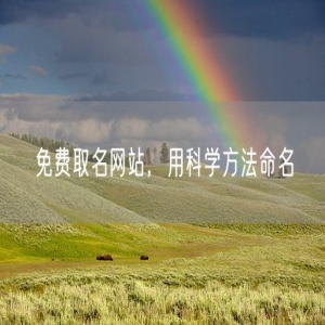 免费取名网站，用科学方法命名