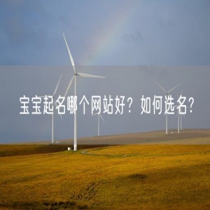 宝宝起名哪个网站好？如何选名？