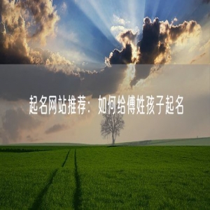 起名网站推荐：如何给傅姓孩子起名