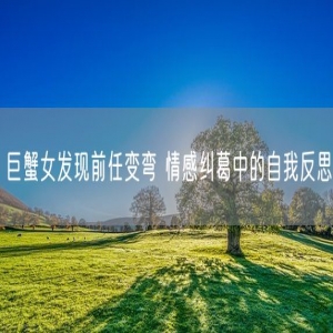 巨蟹女发现前任变弯 情感纠葛中的自我反思