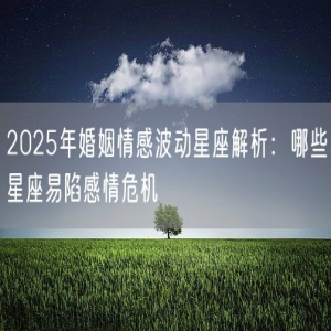 2025年婚姻情感波动星座解析：哪些星座易陷感情危机