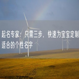 起名专家：只需三步，快速为宝宝定制适合的个性名字