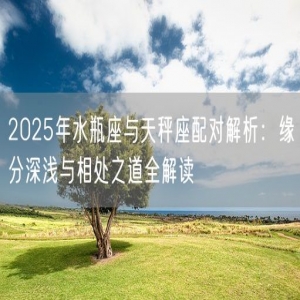 2025年水瓶座与天秤座配对解析：缘分深浅与相处之道全解读