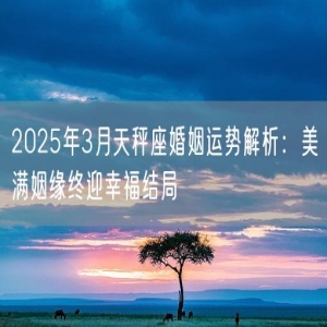 2025年3月天秤座婚姻运势解析：美满姻缘终迎幸福结局