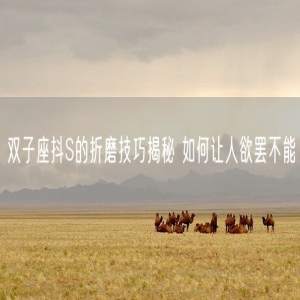 双子座抖S的折磨技巧揭秘 如何让人欲罢不能