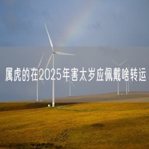 属虎的在2025年害太岁应佩戴啥转运