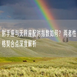 射手座与天秤座配对指数如何？两者性格契合点深度解析